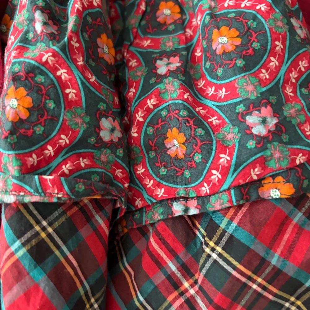 Matilda Jane Girls Dress Lot of 3 Size 6 Floral Polka Dot Plaid Tiered Ruffle